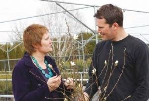 Margareth van der Horst geeft teeltadvies. Margareth van der Horst geeft teeltadvies.