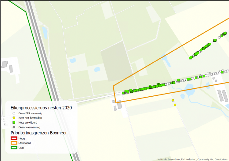 Uitsnedes uit het Arc-GIS-systeem van de gemeente Boxmeer Uitsnedes uit het Arc-GIS-systeem van de gemeente Boxmeer