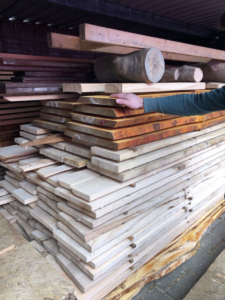 De oogst bij Kopshout van de Rondhoutveiling van 2021 De oogst bij Kopshout van de Rondhoutveiling van 2021