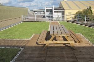 Daktuin op BVB-vestiging in Grubbenvorst