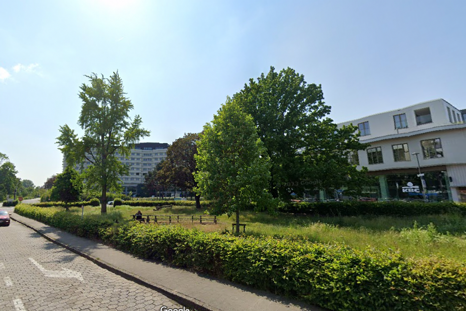 Groene zone in de stad Gent