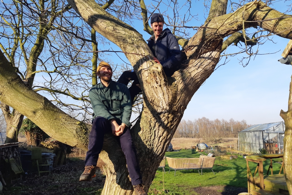 Nils Brodersen (links) en Jesse Spauwen