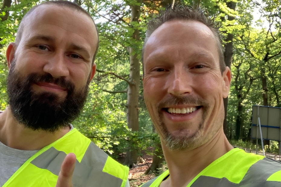 Roy de Kort (l) en Bram Zwikker, gemeente Breda Roy de Kort (l) en Bram Zwikker, gemeente Breda