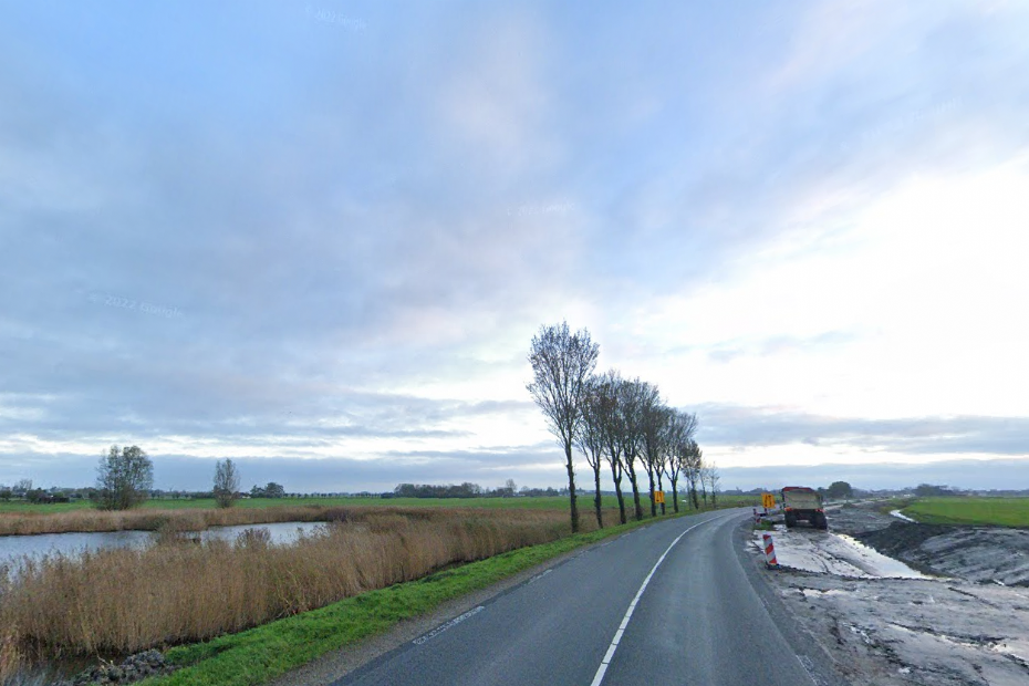 De N241 tussen Verlaat en Schagen, Google Streetview, afbeelding ter illustratie