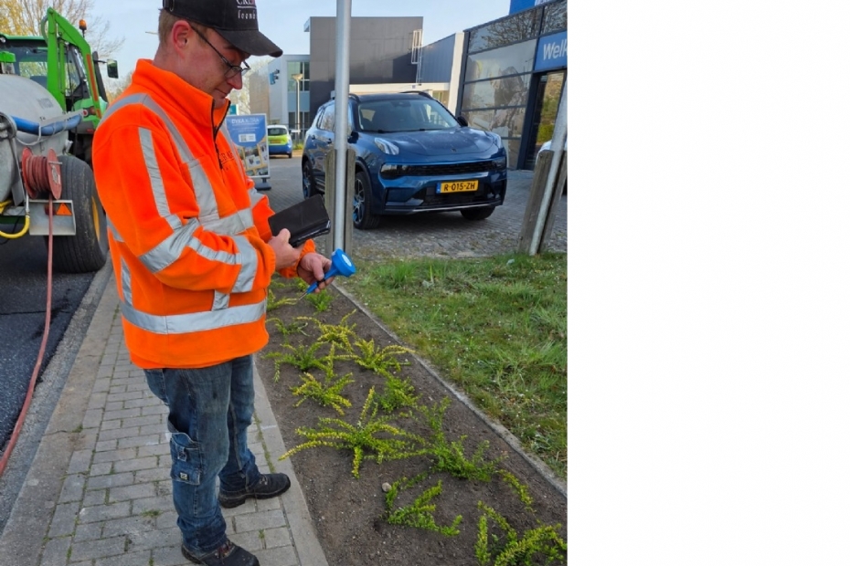 Bij het plaatsen van de sensoren kan gelijk in de app alle informatie ingevoerd worden. 