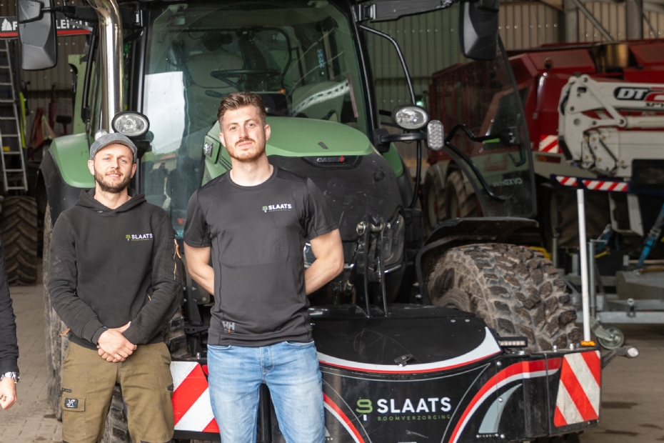 Eerder dit jaar interviewden Vakblad Boomzorg Slaats Boomverzorging over hun digitaliseringsreis. Archieffoto: Op de foto Gijs Slaats (links) en collega Bob Brants. 