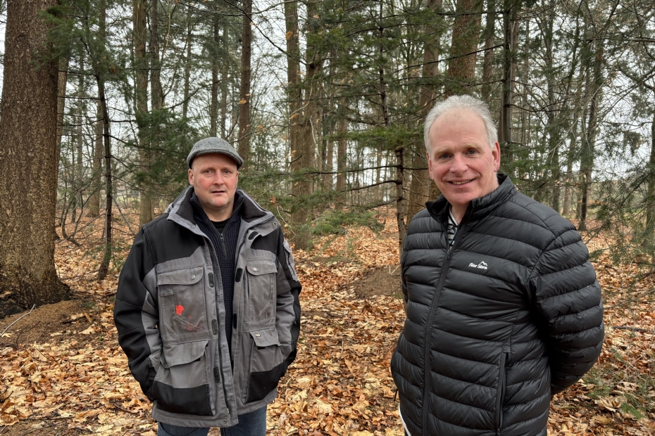 Clemi van Deurzen (l) en Herman Wevers