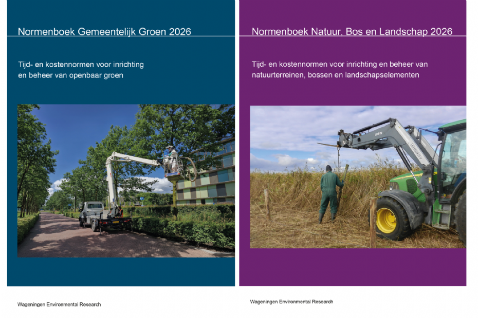 De nieuwe edities van het Normenboek Gemeentelijk Groen en het Normenboek Natuur, Bos en Landschap